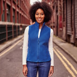 Plain Fleece Gilet Ladies Outdoor Russell 320 GSM